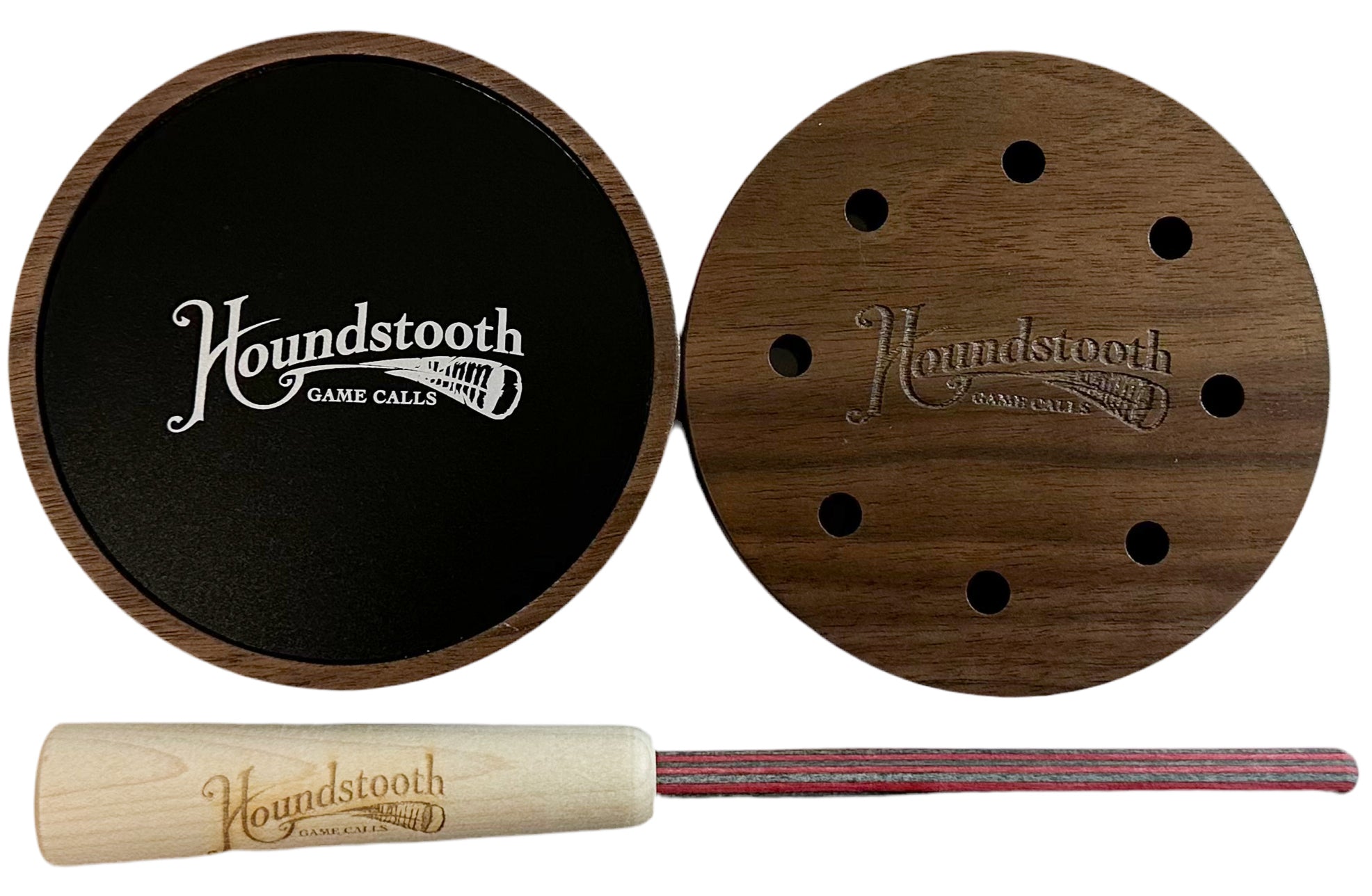 Houndstooth Walnut Aluminum Turkey Call - 0